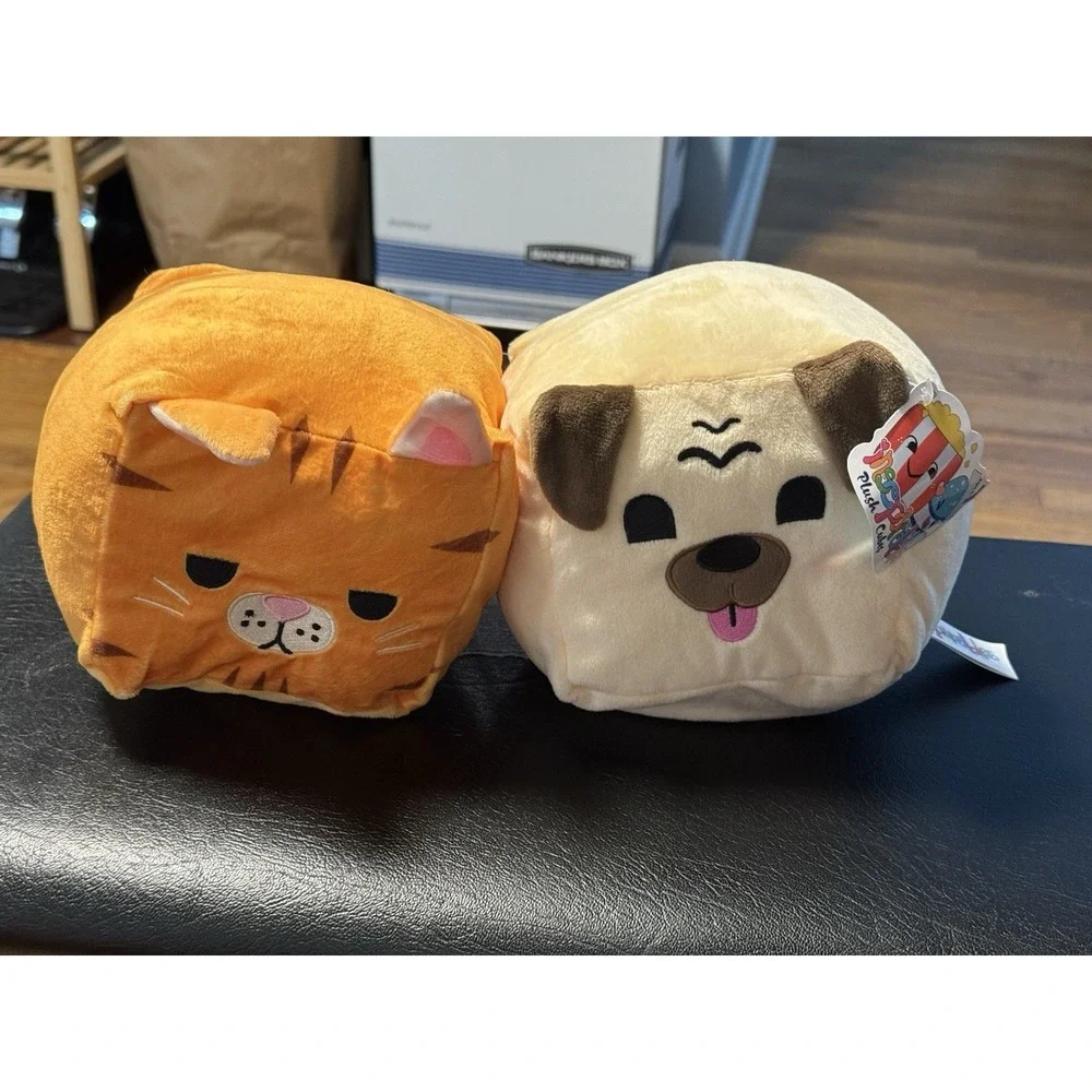 Cat & Dog Inseparables Plush Magnetic‎ Cubes